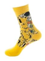 Öpücük Sanatsal Soket Çorap - Görsel 2