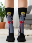 Anime Boruto Uzumaki Tasarım Soket Çorap