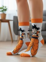 Anime Desenli Soket Çorap
