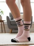 Birthday Bitch Yazılı Tenis Çorap