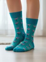 Çemberli Flamingo Soket Çorap