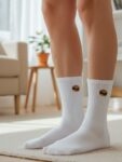 Hamburger Nakışlı Tenis Spor Çorap
