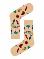 Karışık Sebze Tasarım Soket Çorap - Görsel 2