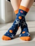 Mars Astranot Uzay Gemisi Turuncu Soket Çorap