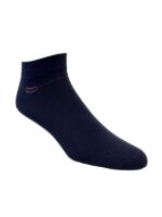 Strip Lacivert Dört Mevsim Bambu Erkek Patik Çorap - Görsel 2