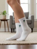 Ufo Nakışlı Tenis Spor Çorap