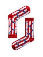 Yunus Balığı Tasarım Soket Çorap - Görsel 2