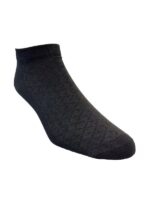 Ekose Dört Mevsim Siyah Bambu Erkek Patik Çorap - Görsel 2