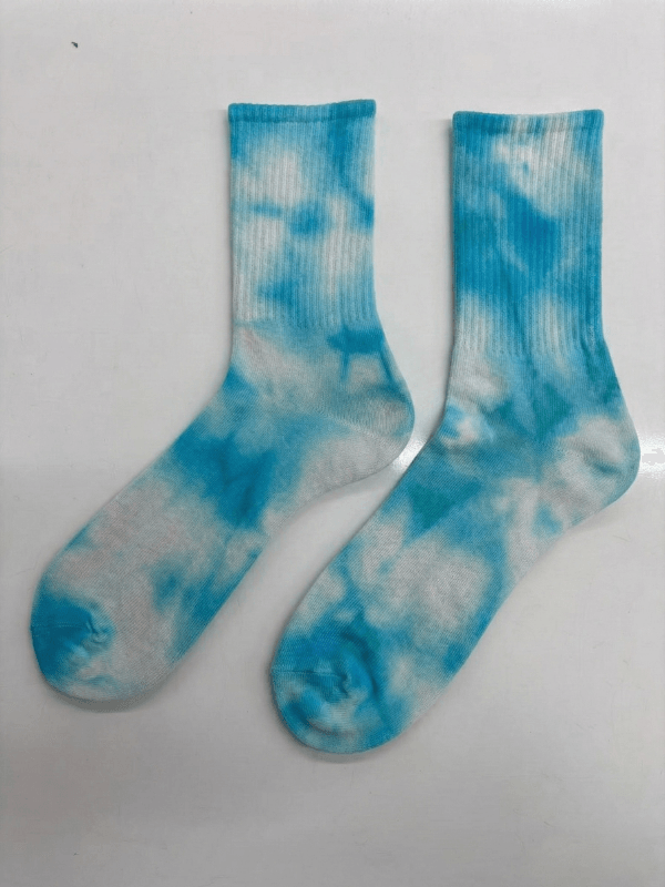 azure blue batik tenis spor Çorap