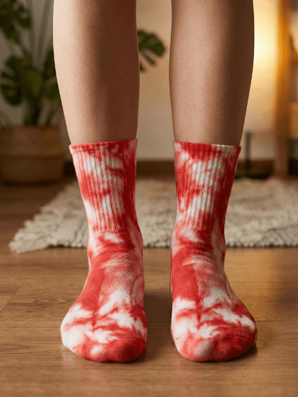 red ruby batik tenis spor Çorap