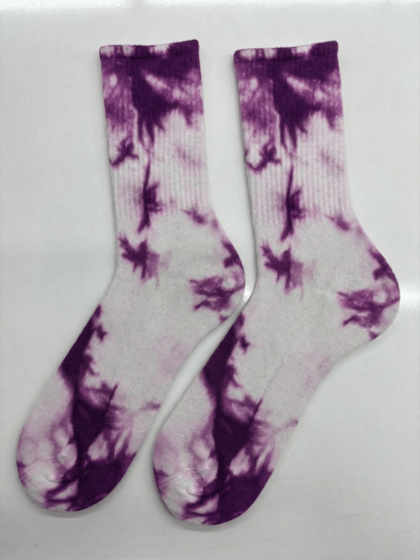 dark purple batik tenis spor Çorap