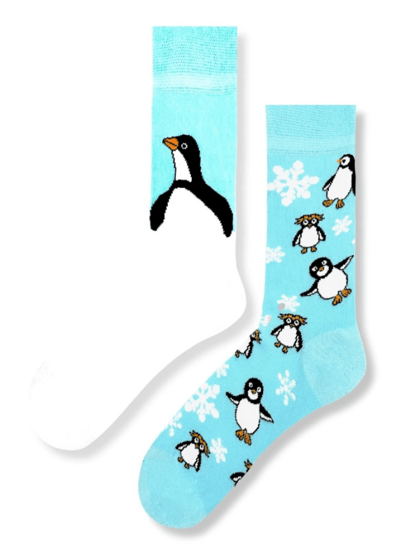 sağlı sollu pengi desenli soket Çorap