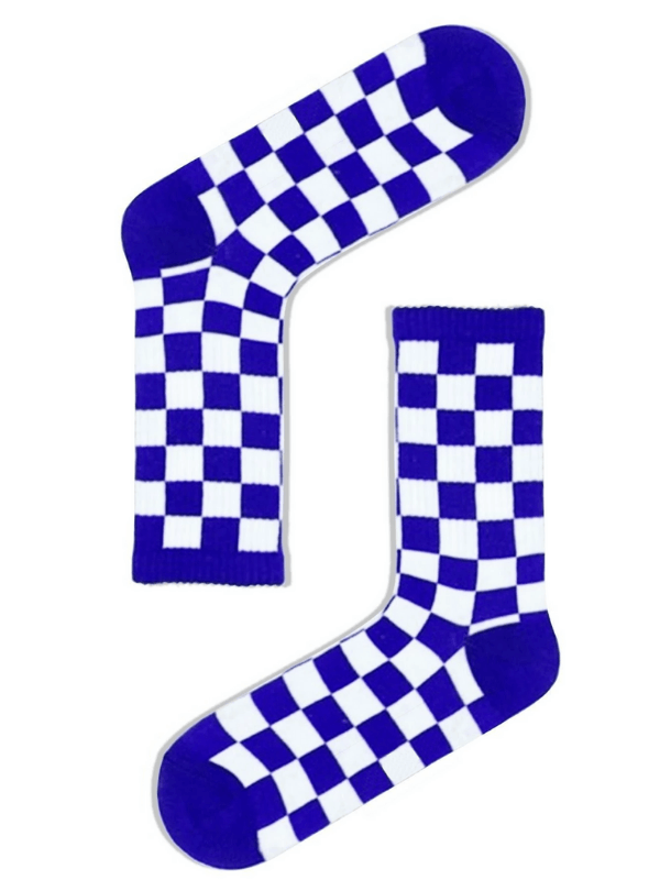 mavi-kareli-orjinal-aksu-corap