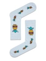 Ananas Kafalar Soket Çorap - Görsel 2