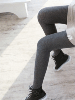 Unisex Melanj Gri Kışlık Termal Tayt - Görsel 3