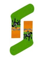 Race Horse Jokey Art Soket Çorap - Görsel 2