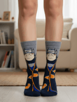 Anime Itachi Uchiha Tasarım Soket Çorap