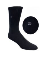 Dört Mevsim Bambu Klasik Siyah Erkek Soket Çorap - Görsel 2