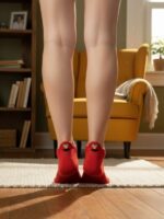 Emoji Nakışlı Spor Patik Çorap