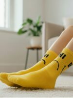 Hi & Bye Yazılı Tenis Spor Çorap