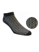 Metropolitan Melanj Gri Dört Mevsim Bambu Erkek Patik Çorap - Görsel 2