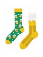 Sağlı Sollu Suds Beer Desenli Soket Çorap - Görsel 2