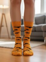 Yarasa Tasarım Soket Çorap