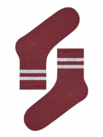 bordo-çizgili-orjinal-aksu-corap