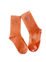 Şeftali Nakışlı Yavruağzı Spor Çorap - Görsel 2